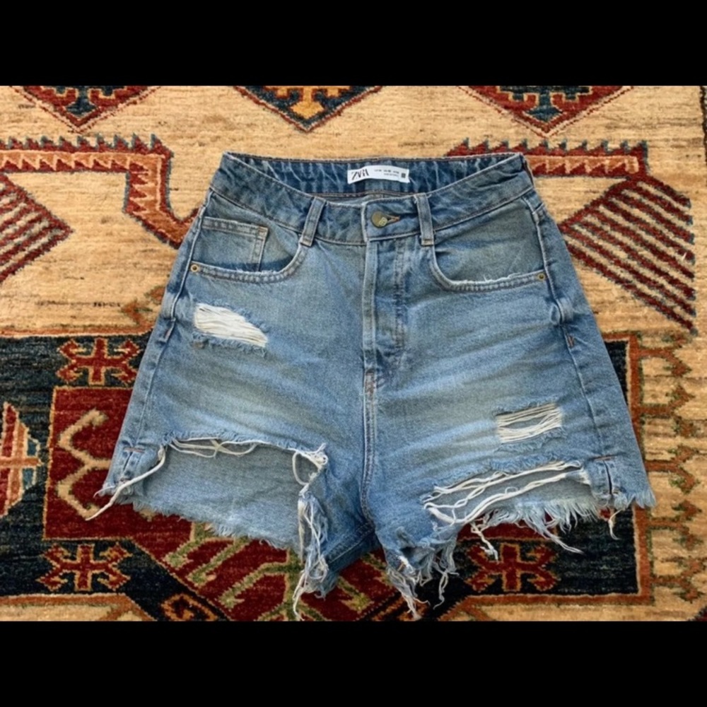 ZARA denim mom jeans